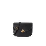 Zwarte ronde crossbodytas met bolvormige sluiting Furla , Black , Dame...