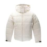 Korte donsjas met capuchon Disclaimer , White , Heren