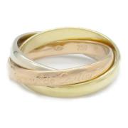 Pre-owned Metal rings Cartier Vintage , Yellow , Dames