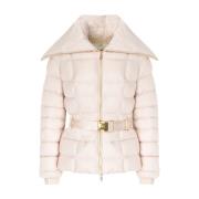 Roze Nylon Puffer Jas Elisabetta Franchi , Pink , Dames