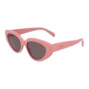 Kattenoog Zonnebril Celine , Pink , Unisex