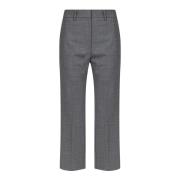 Grijze Wijde Pijp Broek Ottod'Ame , Gray , Dames