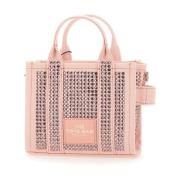 Kristal Canvas Crossbody Tote Tas Roze Marc Jacobs , Pink , Dames