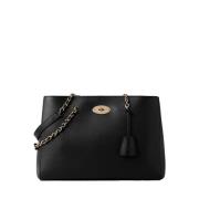 Ketting Tote Zwart Elegant Functioneel Versie Mulberry , Black , Dames