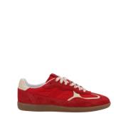 Tb.490 Rife Sheen Leren Sneakers Alohas , Red , Unisex