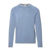 Stijlvolle Gebreide Top Eleventy , Blue , Heren