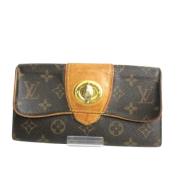 Pre-owned Canvas wallets Louis Vuitton Vintage , Brown , Dames