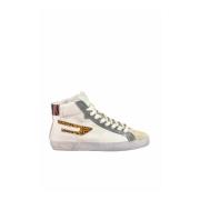 Stijlvolle Leren Sneakers voor Vrouwen Diesel , White , Dames