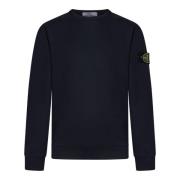 Blauwe Sweater Aw24 Stijlvol Comfortabel Stone Island , Blue , Heren