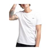 Korte Mouw Tee Opticoptic Katoen Superdry , White , Heren