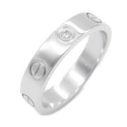 Pre-owned White Gold rings Cartier Vintage , Gray , Dames