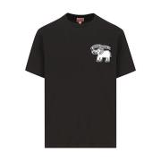 Casual Katoenen T-Shirt voor Mannen Kenzo , Black , Heren