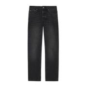 Zwarte Crop Nix Jeans Anine Bing , Black , Dames