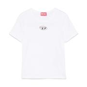 Witte T-shirts en Polos Diesel , White , Dames