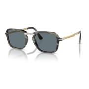 Groen/Blauwe Zonnebril Persol , Black , Unisex