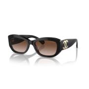 Stijlvolle Zwarte Handtas Chanel , Black , Dames