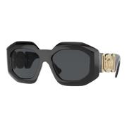 Stijlvolle zonnebril in Gb kleur Versace , Black , Dames