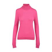 Fuchsia Sweater Model Kd12002 04 Akep , Pink , Dames