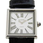 Pre-owned Fabric watches Chanel Vintage , White , Dames