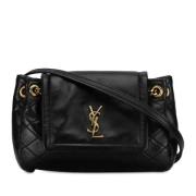 Pre-owned Leather shoulder-bags Yves Saint Laurent Vintage , Black , D...