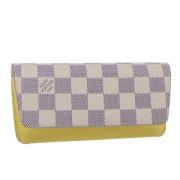 Pre-owned Canvas pouches Louis Vuitton Vintage , White , Dames