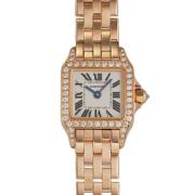 Pre-owned Rose Gold watches Cartier Vintage , Pink , Dames