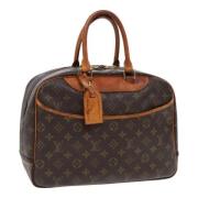 Pre-owned Canvas handbags Louis Vuitton Vintage , Brown , Dames