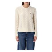 Dameskleding Gebreide kleding Crème Aw24 Ralph Lauren , Beige , Dames