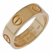 Pre-owned Rose Gold rings Cartier Vintage , Yellow , Dames