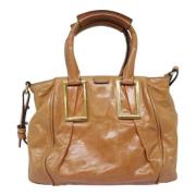 Pre-owned Leather handbags Chloé Pre-owned , Brown , Dames