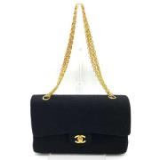 Pre-owned Canvas chanel-bags Chanel Vintage , Black , Dames