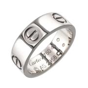 Pre-owned White Gold rings Cartier Vintage , Gray , Dames