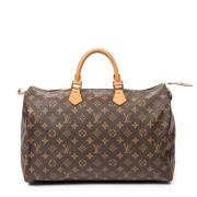 Pre-owned Canvas handbags Louis Vuitton Vintage , Brown , Dames