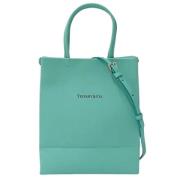 Pre-owned Leather handbags Tiffany & Co. Pre-owned , Blue , Dames