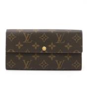 Pre-owned Canvas wallets Louis Vuitton Vintage , Pink , Dames