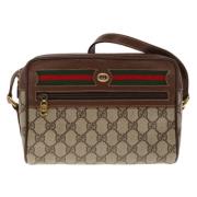 Pre-owned Canvas gucci-bags Gucci Vintage , Brown , Dames