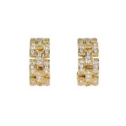 Pre-owned Yellow Gold earrings Cartier Vintage , Yellow , Dames