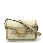 Pre-owned Canvas crossbody-bags Gucci Vintage , Beige , Dames