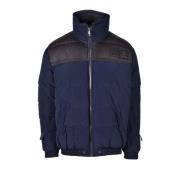 Blauwe Gewatteerde Jas - Wintercollectie Diesel , Blue , Heren