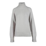 Wol Kasjmier Gebreide Trui Max Mara , Gray , Dames