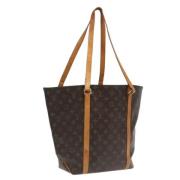 Pre-owned Canvas totes Louis Vuitton Vintage , Brown , Dames