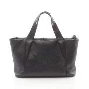 Pre-owned Leather chanel-bags Chanel Vintage , Black , Dames