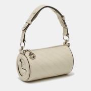 Pre-owned Leather pouches Gucci Vintage , White , Dames