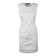 Damesjurk in Katoenmix Love Moschino , White , Dames