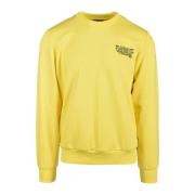 Katoenmix Stijlvolle Sweater Diesel , Yellow , Heren