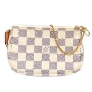 Pre-owned Fabric louis-vuitton-bags Louis Vuitton Vintage , Beige , Da...