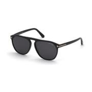 Stijlvolle zonnebril voor modeliefhebbers Tom Ford , Black , Unisex