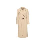 Crème Wol Wikkeljas Max Mara Weekend , Beige , Dames