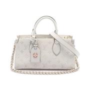 Pre-owned Leather louis-vuitton-bags Louis Vuitton Vintage , White , D...