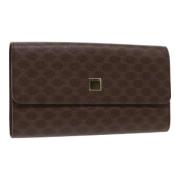 Pre-owned Leather wallets Celine Vintage , Brown , Dames